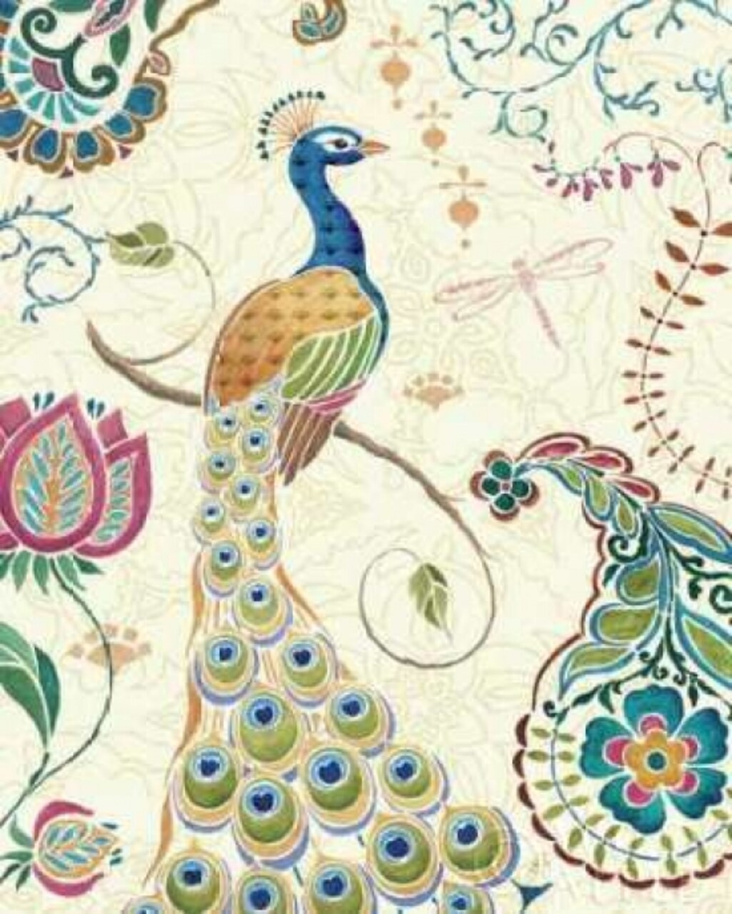 Peacock Fantasy II Poster Print by Daphne Brissonnet - Item # VARPDX9458